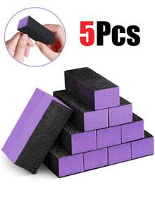 20pcs Nail Buffer Block, Medium/Fine Grit 100/180 Finishing Buffers For Acrylic Nails Gel Polish Nails, 3 Way Professional Pedicure Manicure Buffer Kits - Multicolor - View 14