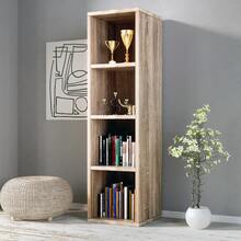 Libreria Skylar Rovere 106x30x30cm - Visualizzare 6
