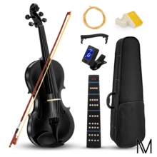 Stringed Musical Instruments - Black - View 1