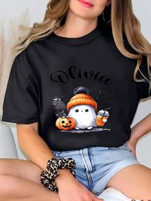 Women Plus Size Sports Tees & Tanks - Black - View 2