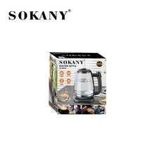 SOKANY 09034 1.8L Electric Kettle, 1800W Fast Boiling, 360° Rotatable Base, Auto Shut-Off, Simple Operation, Metal Rim, Ergonomic Handle, Easy Cleaning, Suitable For Tea And Coffee - EU E Type Plug(220-240V) - View 9