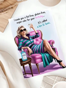 1 Funny Birthday Card For Boy | "Funny Gin & Tonic Birthday Card" , Ideal For Birthdays Or Any Occasion - Multicolor - View 4