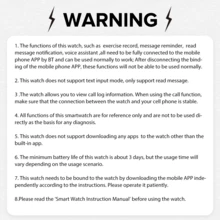 1.83英寸大屏智能手表，男女通用，具备消息和来电提醒、简易音乐控制、运动模式、日常必备功能、可自定义设置、轻松扫描连接、天气推送和提醒设置等功能。 - 查看 10