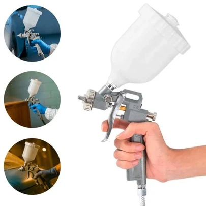 Pistola Pulverizadora Profissional Jato Alta Precisão 600ml LWJ1997