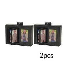 1/2pcs Personalized Rotating Photo Frame, Rotating Carousel Desktop Photo Album, Flip Rotating Photo Box, Valentine's Day/Anniversary Gift - Multicolor - View 9
