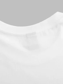 Camiseta de Manga Corta para Hombre Regalo Ideal para Cumpleaños 100% Algodón Camiseta de Verano con Estampado Gráfico Transpirable y Cómoda para Hombre Estilo Urbano Easter Graphic Tee Estampado Y2K Camiseta de Calle - Blanco - Ver 9