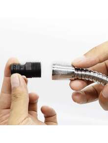 2 piezas Conectores rápidos de 1/2" BSP para manguera de jardín, piezas del sistema de riego de jardín, adaptador roscado para grifo - A - Ver 4