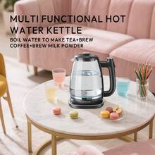 SOKANY 09034 1.8L Electric Kettle, 1800W Fast Boiling, 360° Rotatable Base, Auto Shut-Off, Simple Operation, Metal Rim, Ergonomic Handle, Easy Cleaning, Suitable For Tea And Coffee - UK Plug(220-240V) - View 2