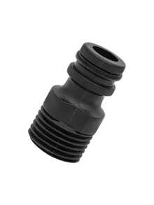 2 piezas Conectores rápidos de 1/2" BSP para manguera de jardín, piezas del sistema de riego de jardín, adaptador roscado para grifo - A - Ver 6