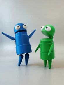 Mô hình robot R.E.P.O sưu tầm, mô hình cơ khí có khớp nối dùng để trang trí bàn làm việc, quà tặng sinh nhật cho game thủ và người đam mê đồ chơi. - Nhiều màu - Xem 3