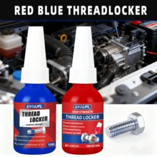 10ml 243 Blue 271 Red Thread Locking Adhesive, Permanent Locking, Fast Curing, Ideal Choice For Industrial Machinery Metal Fasteners - 10ml B243 Glue - View 2