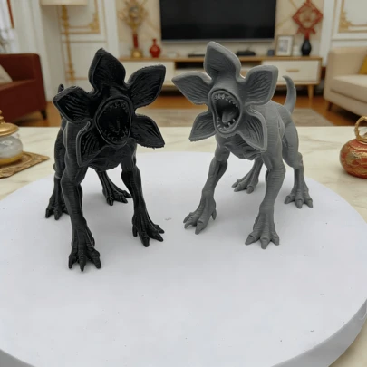 1pc Weird Petal Head Carnivorous Plant Monster Statue, Realistic Plastic Craft Figurine, Horror Themed Room Decor, Sci-Fi Enthusiast Collectible Art Piece, Alien Monster Model Display, Escape Room Prop