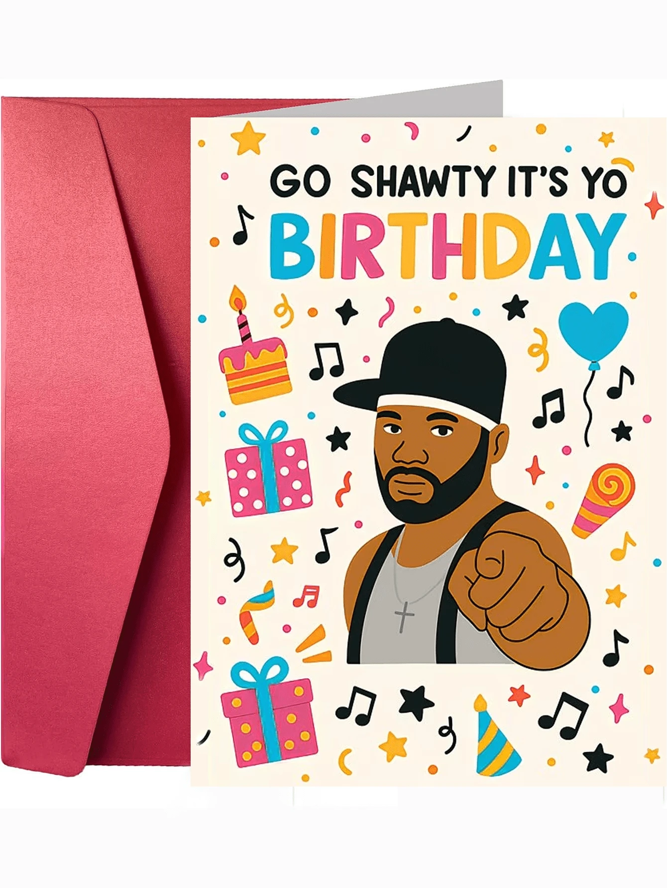 1 Funny Birthday Card | "In Da Club Birthday Card" , Ideal For Birthdays Or Any Occasion - Multicolor - View 1