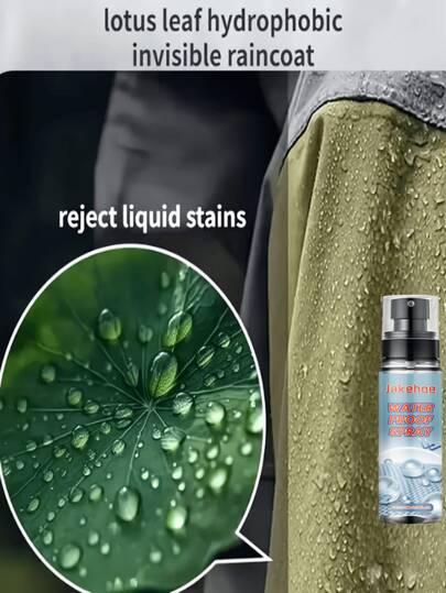 jakehoe 1瓶便携式纳米防水喷雾 - 持久防油保护，强力防水，适用于衣物、鞋子、麂皮运动鞋、白色皮鞋，是户外装备和旅行必备品的理想之选，持久防水防油，适用于雪上运动和户外装备，是馈赠亲朋好友的完美礼物