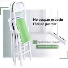 Silla Plegable Infantil Compacta, Ligera, Resistente y Fácil de Guardar. - Verde - Ver 2