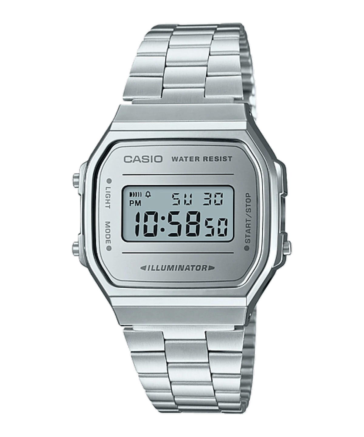 Reloj Casio Moda Modelo: A168WEM-7VT - Gris - Ver 1