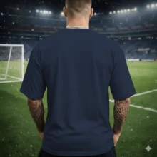 estilo essencial Men's T-Shirt BRAZIL SHIRT 10 Streetwear Premium - Màu xanh hải quân - Xem 2