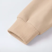 Plain Set Of Basic Sweatshirts, Comfortable For Everyday Wear, Streetwear Art, Urban Culture, Street Fashion, Street, Graffiti, Skater, Unisex, Men's And Women's, Sweatshirt, 50% Cotton 50% Polyester, Premium Streetwear Top, New Release, Immediate Shipping, Various Colors!! - 米色-黑色 - 查看 4