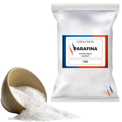 Parafina Lentilha 1 kg para fabricação de velas