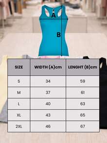 Roly 3-Pack Women's Tank Tops ( In 48 Hours) – Various Sizes - Various Colors - Sleeveless Top, Racerback, Fitted Cut, Fitted Waist, Round Neckline, Soft Fabric, Solid Color - Casual Style, Ideal For Everyday Wear, Sports, Work, University - White, Black and Light Pink - View 6