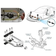 Herramienta Extraccion Eje Cardán Junta Homocinetica, Sistema Suspensión, Cabezal Bola, Mantenimiento Vehiculo, Diseño Compacto, Construccion Duradera, Robustez Resistentes, Larga Dureza, Herramientas Tecnicas Automotrices, Reparacion DIY Vmingo Mexico - Bronce - Ver 6