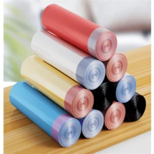 加厚垃圾袋 - 12/60 个装，加厚防漏抽绳垃圾袋，适用于厨房/浴室/办公室，结实耐用，不易撕裂。 - 手提式 - 查看 5