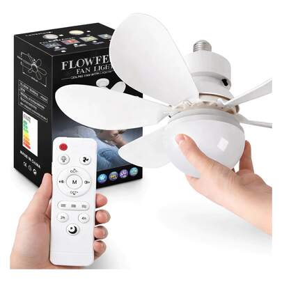 Ventilador De Tetot 40W Ponente Controle Remoto 6 Hélices Lcg led Envio imediato