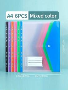 Bộ 12 bìa đựng tài liệu rời khổ A4 dung lượng cao, có 11 lỗ bấm, làm từ chất liệu PP hiện đại, có nút bấm mở rộng và ngăn đựng nhãn, phù hợp cho trường học, nhà, văn phòng, điểm danh, du lịch - Thiết kế nhỏ gọn, đồ dùng học tập cho năm học mới. - Nhiều màu - Xem 12