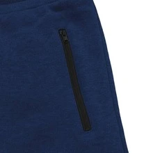 Men's Zipper Pockets Fleece Sweatpants/Joggers Cuffed Bottoms - Blue - View 2