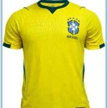 Brazil Yellow Football Shirt New 2026 - YELLOW G - View 2