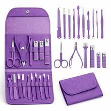 Set de Manicura Pro 12 en 1 - Morado - Ver 1