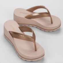 Azaleia Orthopedic Sandal For Plantar Fasciitis And Heel Spur, Sizes 33 To 39 - 乾枯玫瑰色 - 查看 2