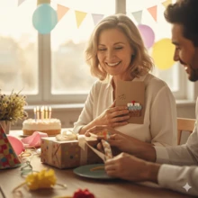 Thiệp chúc mừng sáng tạo và thú vị, thiệp hình bánh kem mini làm thủ công bằng giấy Kraft, thiệp mời sinh nhật cho gia đình và bạn bè. - Nhiều màu - Xem 1