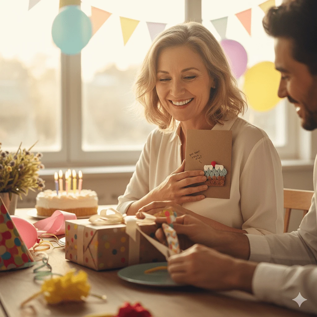 Thiệp chúc mừng sáng tạo và thú vị, thiệp hình bánh kem mini làm thủ công bằng giấy Kraft, thiệp mời sinh nhật cho gia đình và bạn bè. - Nhiều màu - Xem 1