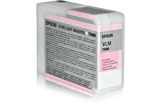 Epson C13T580B00 - Cartucho de tinta, magenta claro - Ver 1