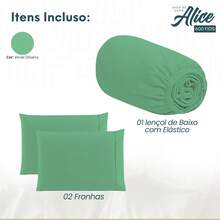 A Touch Of Sophistication: 3-Piece Sheet Set In 600 Thread Count Egyptian Cotton - Olive Green - View 3
