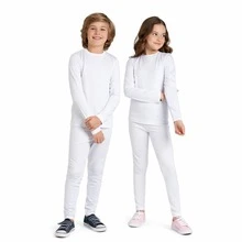 Unisex Thermal Base Layer Pants For Girls And Boys, Sizes 1 To 16 - 鏽棕色 - 查看 7