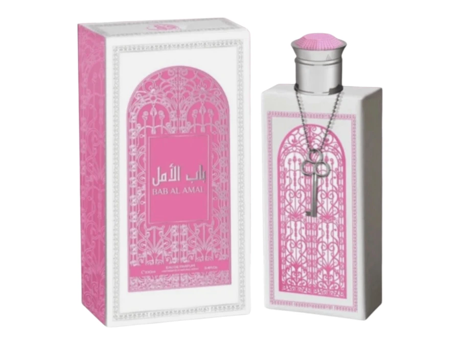 Perfume femenino Bab al Amal de 100 ml de Ard al Zaafaran, frasco con llave femenina. - Floral - Ver 1