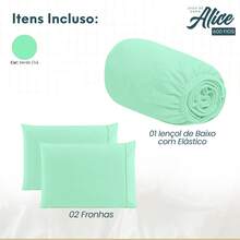 A Touch Of Sophistication: 3-Piece Sheet Set In 600 Thread Count Egyptian Cotton - Green Tea - View 3