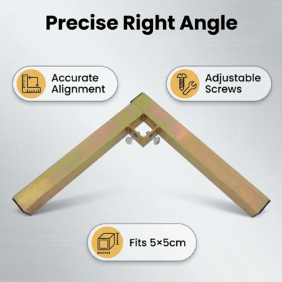 Steel Structure Brick Right Angle Clamp Is A Professional Auxiliary Tool Designed For Masons And Construction Teams. It Is Mainly Used For Precise Positioning And Firm Fixing When Laying Bricks, Blocks, And Placing Stones, Which Helps Improve The Accuracy And Efficiency Of Construction.