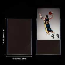 100pcs/200pcs Clear Soft Sleeves, Baseball Card Holders, 1 Penny Transparent Card Protectors, Suitable For Trading Cards, Soft Trading Card Sleeves, Sports Card Holders, Card Sleeves, Card Protectors, Plastic Sleeves For Cards - Multicolor - View 5