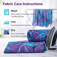 High-Quality African Cotton Wax Print Fabric, Featuring Bright And Bold Traditional Patterns, Ideal For DIY Clothing, Home Projects, Upholstery, And Crafting. 100% Cotton, Soft And Breathable Fabric - Batik Fabric - View 6