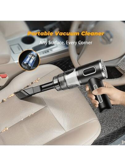 SOKANY Upgraded Portable Wireless Handheld Vacuum Cleaner, One-Time Suction Of Snack Crumbs/Pet Hair, With Dust Cup + Washable Filter, Cyclonic Suction Wireless Vacuum Cleaner. USB Charging (2000mAh) High Capacity Lithium Battery, Suitable For Car/Office/Home
