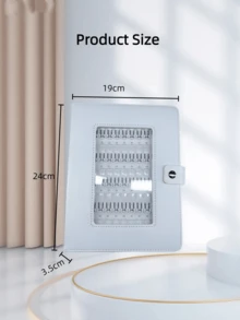 Album trưng bày bảng màu sơn móng tay, bảng màu trắng và trong suốt có thể tháo rời, bảng so sánh màu sơn móng tay dùng trong salon, album trưng bày nghệ thuật làm móng di động kèm chỉ báo màu. - trắng - Xem 8