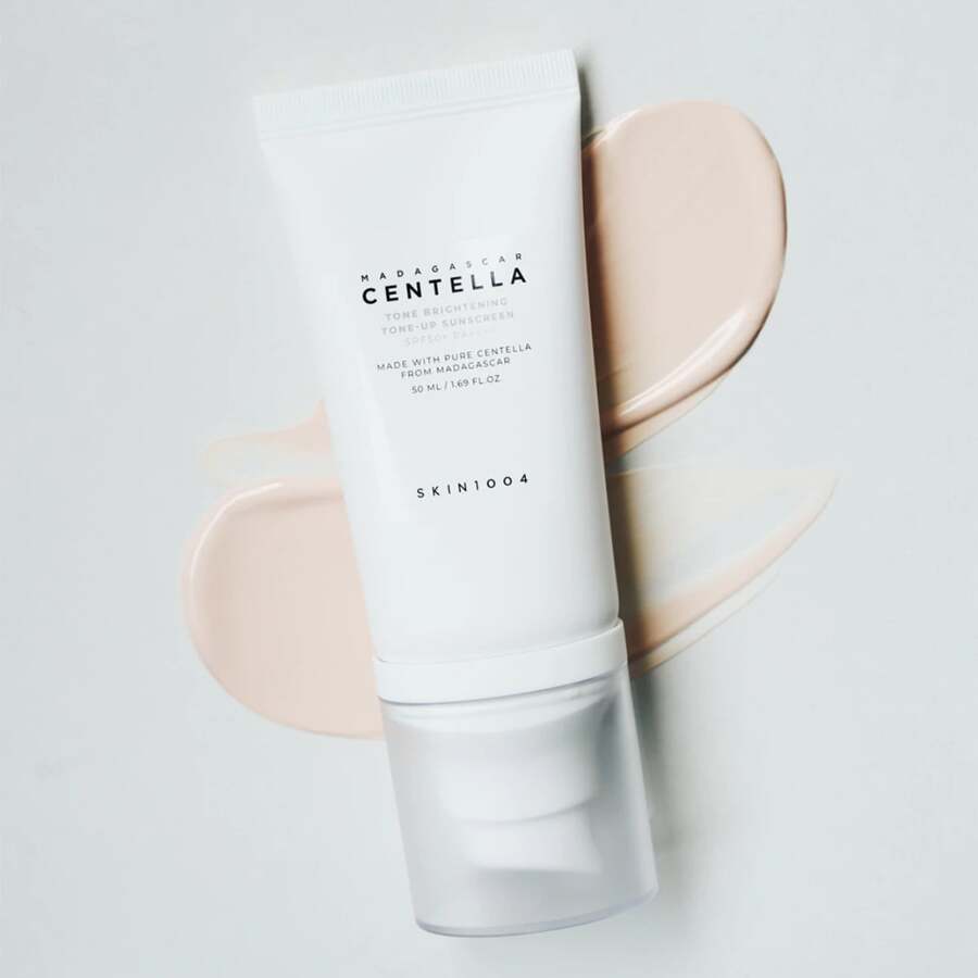 SKIN1004 Madagascar Centella Tone Brightening Tone Up Sunscreen 50ml - Apricot - View 1