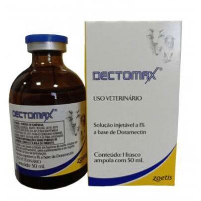 Dectomax 50ML solução injetável doramectina 1% - ZOETIS