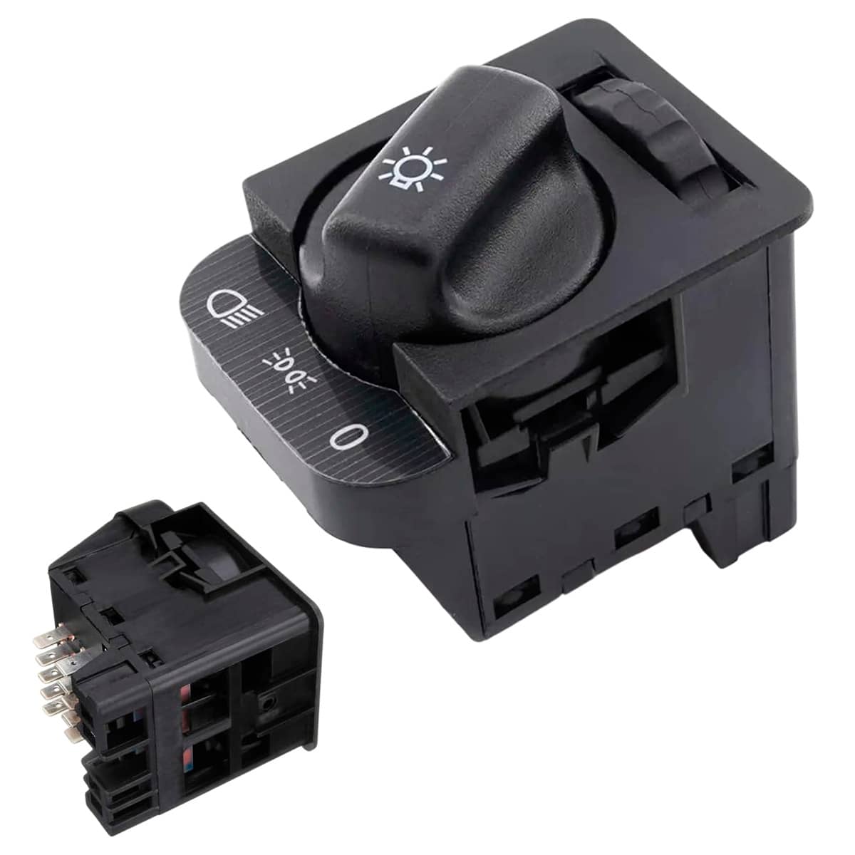 Vmingo Switch Mando Luces Principal con Dimmer Compatible con Chevy Pop Monza C1 C2 C3 1994-2012 - Interruptor Switch Chevy Luces - Ver 1