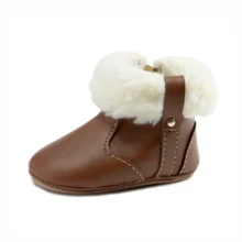 Baby Girl's Feather Booties For Newborns - 5 Colors - Lạc đà - Xem 1