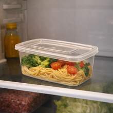 Set Of 12 Transparent 500ml Airtight Containers, Freezer And Microwave , - 查看 5