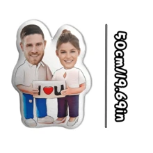 1个定制抱枕 - 个性化人像照片抱枕,情侣款,个性化定制,送给妈妈、家人、朋友的特别礼物,周年纪念日、母亲节、生日、情人节、圣诞节、万圣节、毕业典礼、父亲节、婚礼、家庭主妇、沙发、床、汽车、茶室、卧室、浴室、客厅、餐厅 - 款式15 - 查看 19